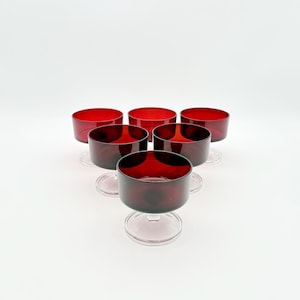 Dessert glasschalen