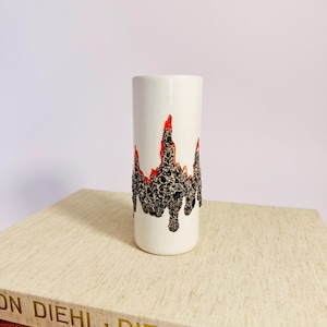 FAT LAVA Vase Fohr Pottery Made in Western Germany 70s West German WGP Rare Collectible Retro Lava Glaze Vase Lava Effect Vase Mid Century