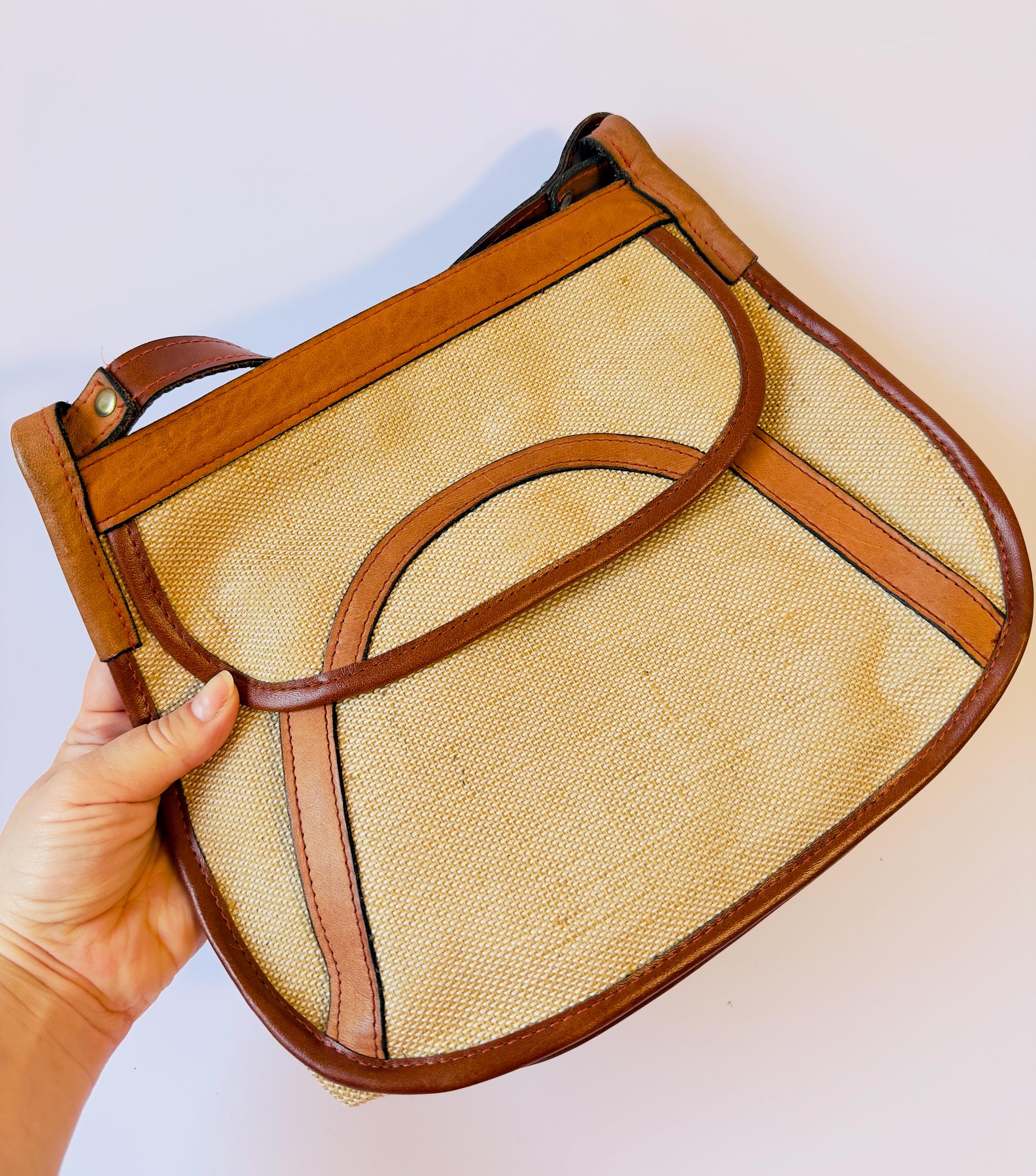 70er jahre ledertasche