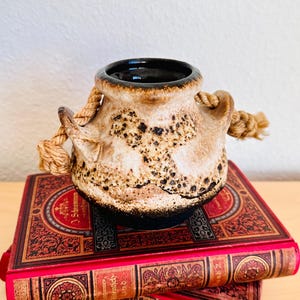 MCM, Art Pottery Fat Lava Vase by Dümler Breiden 187 20 MCM, Art Pottery Fat Lava Vase by Dümler Breiden 187 20