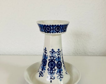 Vintage Blue and White Candle Holder by Arabia Finland – Scandinavian Design by Raija Uosikkinen (Model Ali No. 29) | Nordic style decor