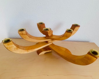 Iconic 7Arm Vintage Design Candleholder – Jonas Grundell | Scandinavian Design Classic | Mid Century Modern Candlestick | Swedish Design Art