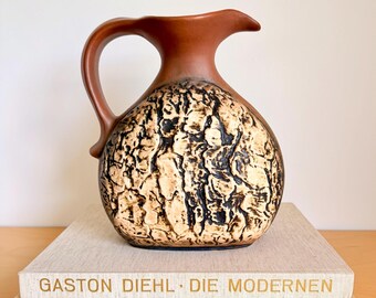 Vintage Dümler & Breiden Ceramic Jug 96/27 1970s West German Pottery WGP Mid Century Boho Vase