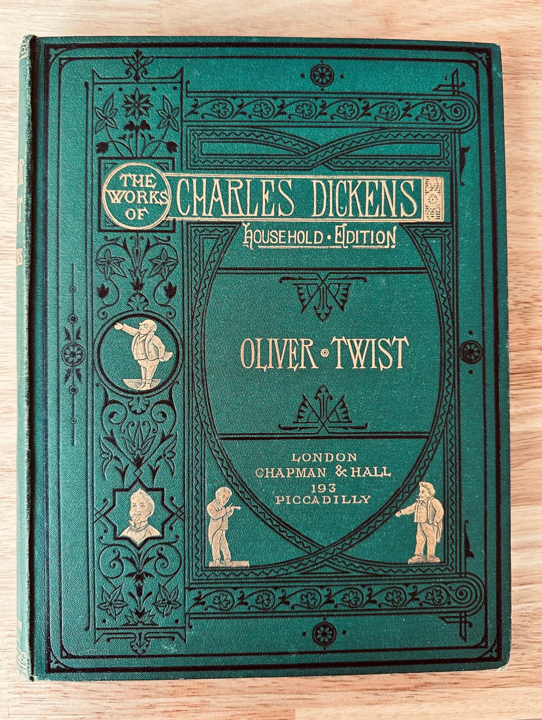 Antique Edition Charles Dickens - Oliver Twist | London Chapman & Hall ...