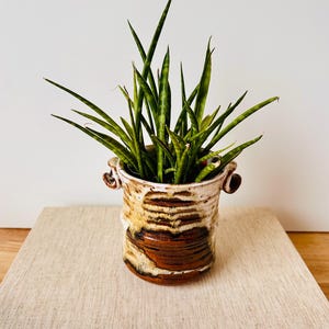 Vintage Jim & Henny Waldorff Vase Signierte Studio Keramik Svaneke Dänemark Mid Century Boho