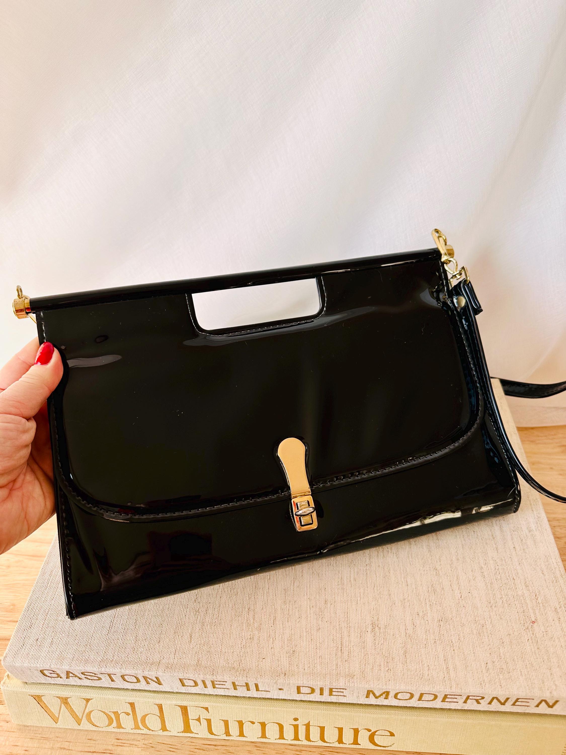 70s Leather Clutch - Etsy 70s Leather Clutch - Etsy