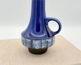 ブルー FAT LAVA ヴィンテージ花瓶 Carstens Tönnieshof W. ドイツ製