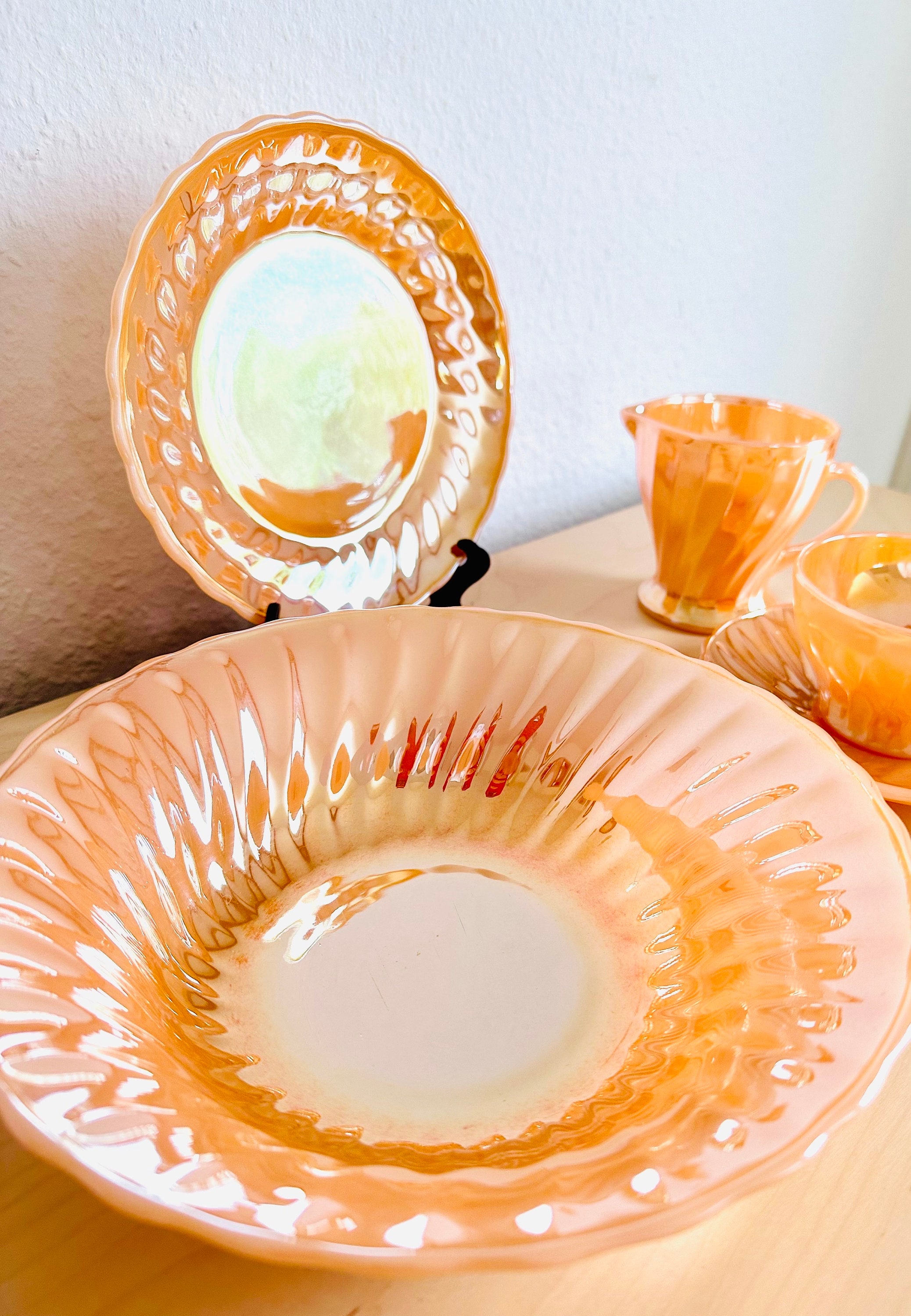 Vintage Anker Hocking Fire King Set: Retro 50s Charm | 5-piece Set