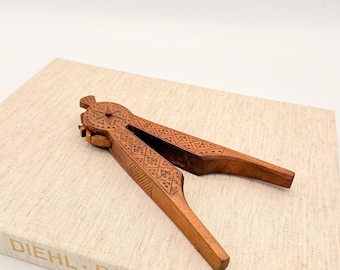 Casse-Noix Vintage Avec Bol – Bois Et Aluminium – Années 1970