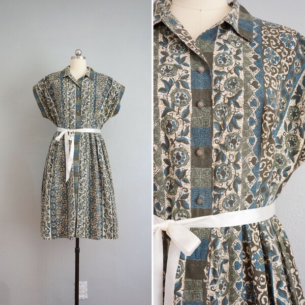 1960s Shirt Dress - Etsy