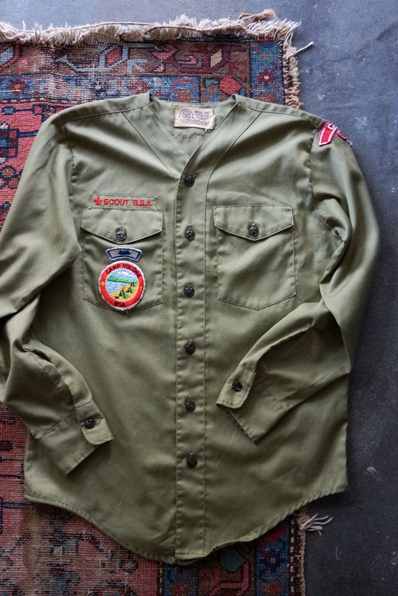 1970s Boy Scouts of America cotton shirt | vintage