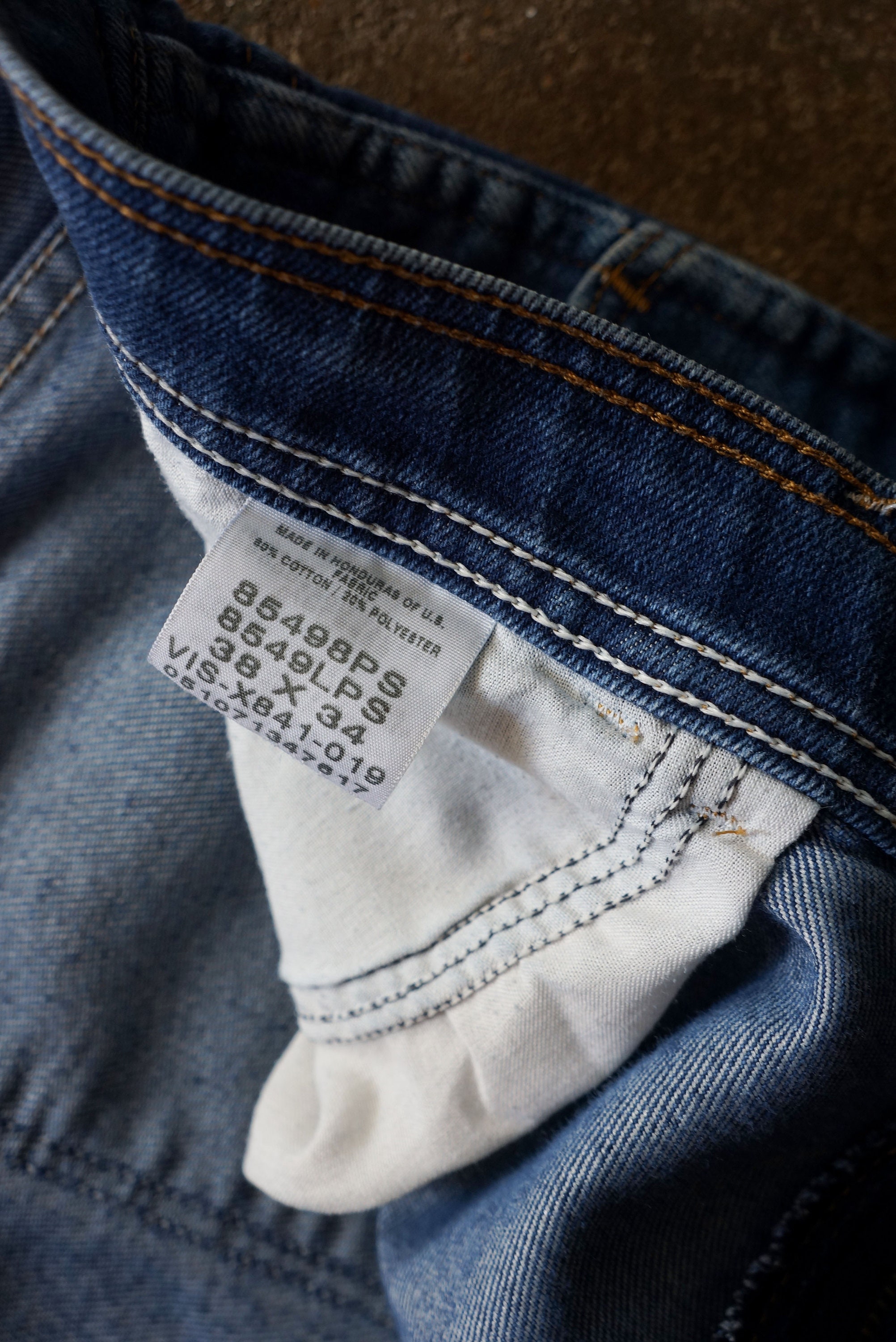 Vintage 70s/80s Dark Blue WRANGLER Denim Jeans - 33 X 38