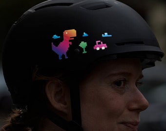 Reflective Sticker - T-Rex