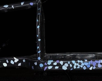 Reflektierendes XL Sticker Kit für Lastenrad: Mosaic, Kroko