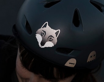 Adesivos refletivos - Lobo, Raposa