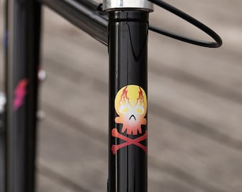 Reflective Sticker - Skull and Bones