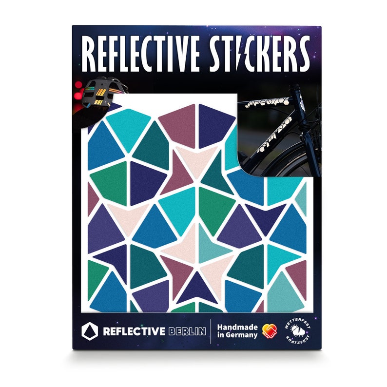 Reflective Stickers - Kites & Darts, Drachen und Pfeile Vitrail