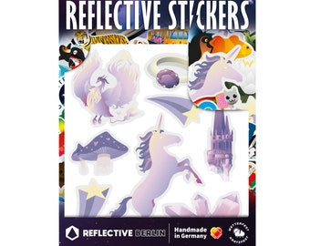 Reflective Stickers - Fairytale, Unicorn World