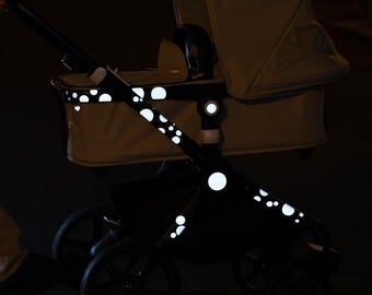 Reflektierendes XL Sticker Kit für Lastenrad: Bubbles