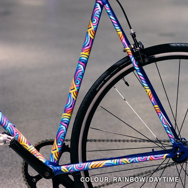 DIY Reflective Bicycle Sticker Kit Bicycle Foil Reflex Etsy