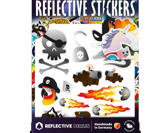 Reflective Stickers - Pirates