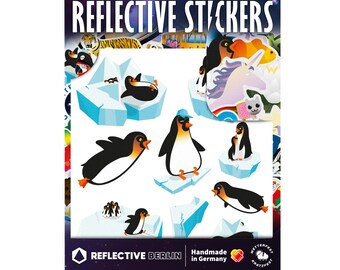 Adesivos refletivos - Pinguins, Ártico
