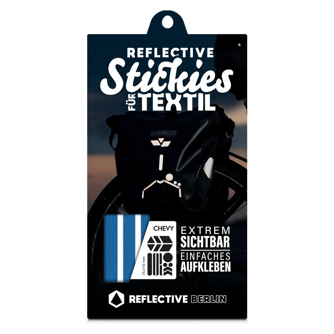 Reflective Stickers for Clothes Arrows / Stripes / Dots Etsy