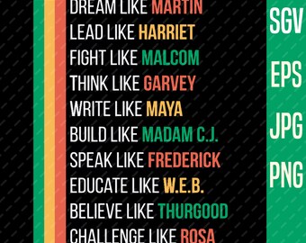 Black History Month Svg Etsy