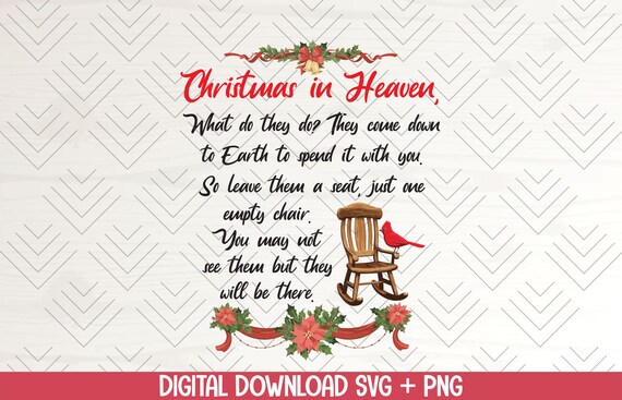Download Christmas In Heaven Svg