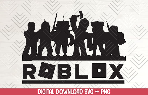Download Roblox Black Svg Png Gift Fot Boys Girls Kids Gift Etsy
