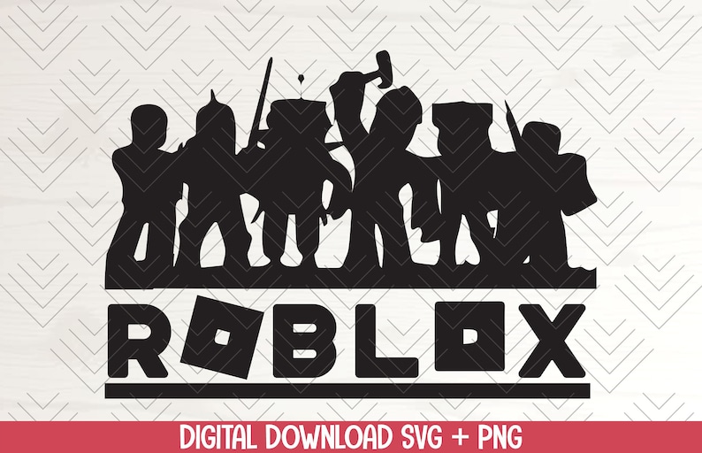 Download Roblox Black SVG PNG Gift fot Boys Girls Kids Gift | Etsy