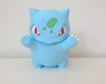 Bulbasaur Window Display Pokemon | 3D Printed Collectible | Gamer Desk Decor Gift