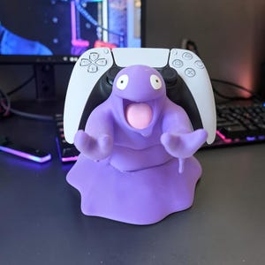 Grimer Controller Stand Holder | Fan Made | 3D Printed Pokemon Gaming Desk Organizer