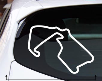 SILVERSTONE GP Race Track Car Sticker Decal Window Bumper Van DUB Laptop Racecar