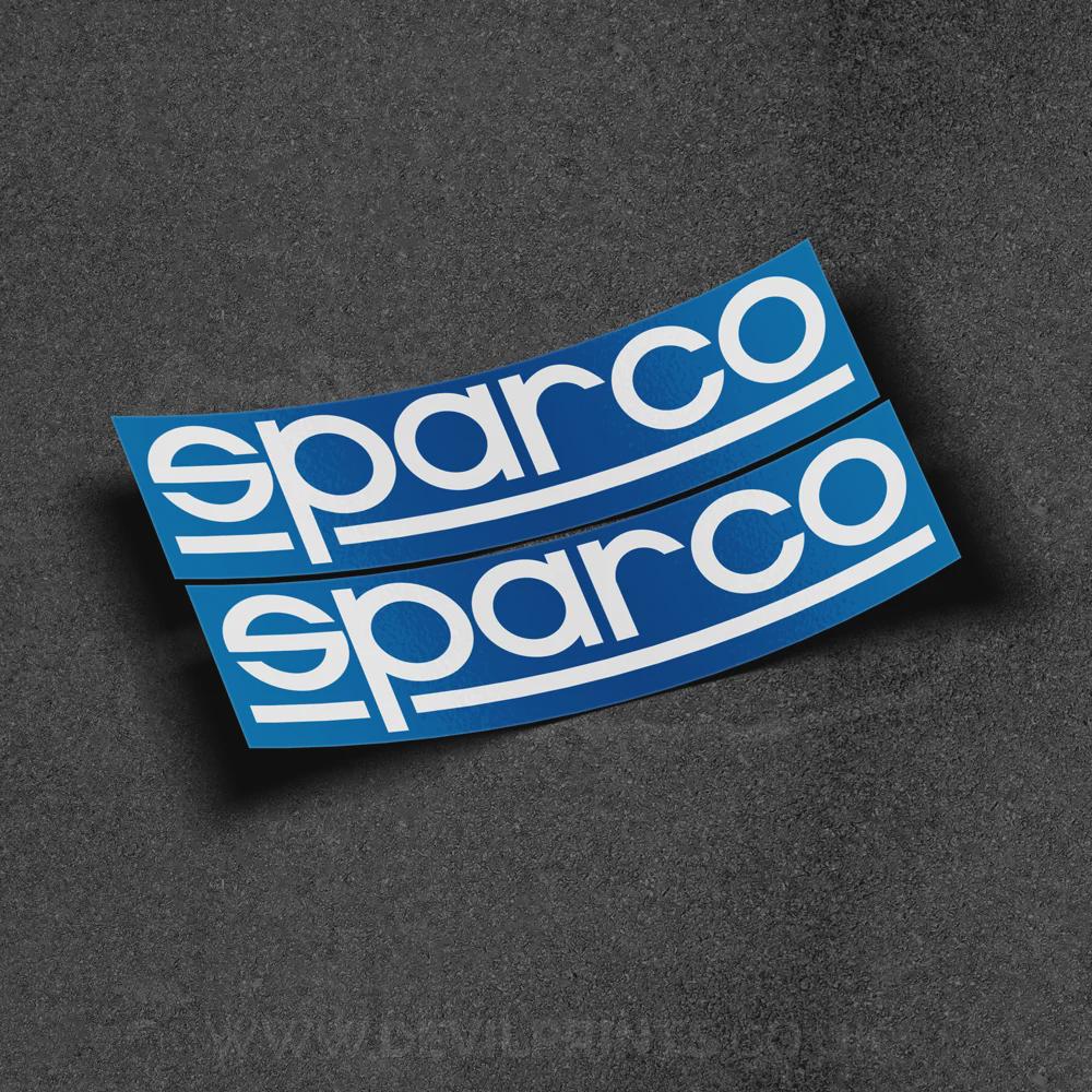 2 X SPARCO Car Vinyl Stickers – Motorsport Decals (150mm) - Etsy