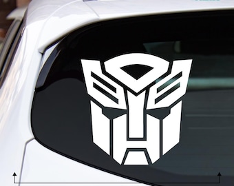 AUTOBOT Transformers Vinyl Window Bumper Sticker Laptop JDM Marvel Euro Novelty