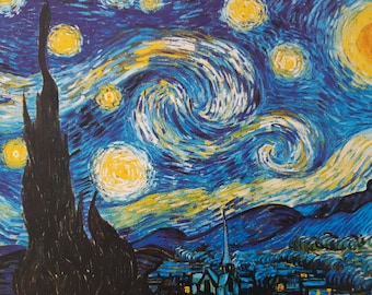 1000 Pieces Jigsaw Puzzle Van Gogh Starry Night for Adults and Kids