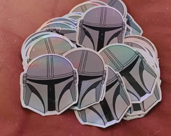 Star Wars "The Mandalorian" Holographic Sticker