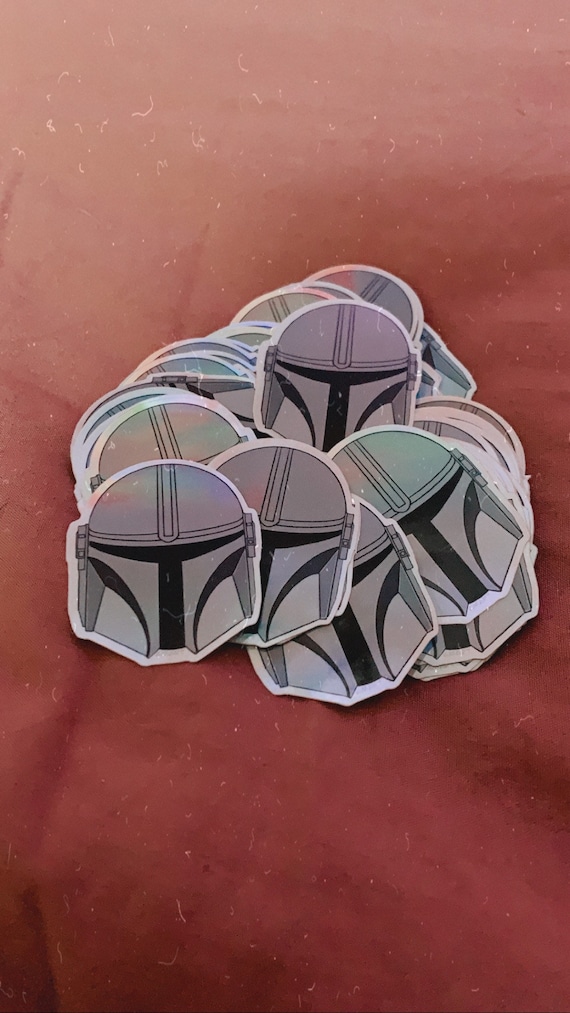 Star Wars "The Mandalorian" Holographic Sticker