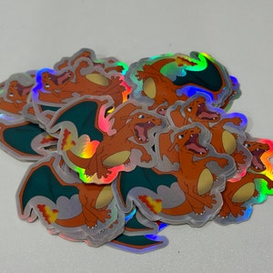 Charizard Holographic Sticker