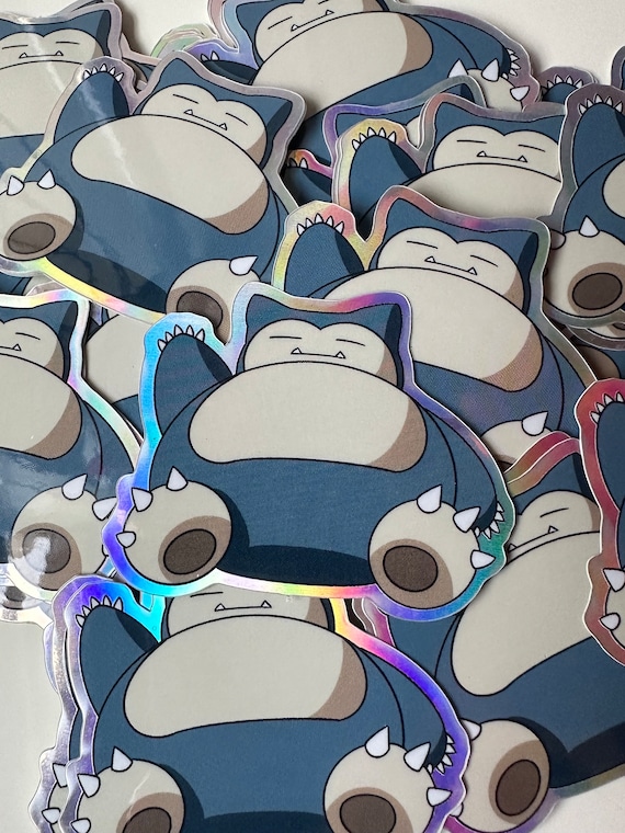 Snorlax Holographic Sticker
