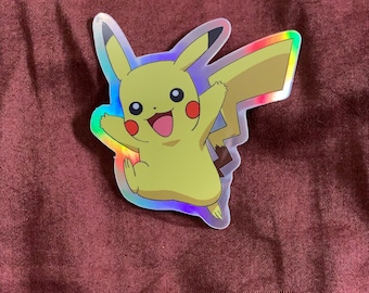 Pikachu Holographic Sticker