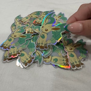 Leafeon Holographic Sticker