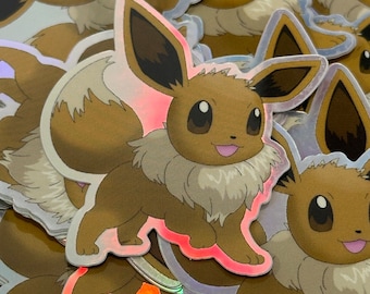 Eevee Holographic Sticker