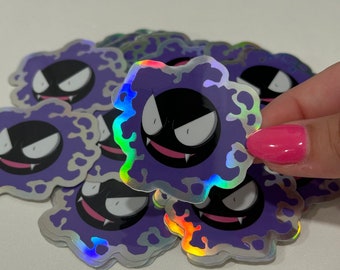 Pegatina holográfica de Gastly