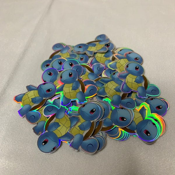 Squirtle Holographic Sticker