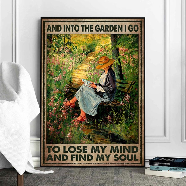 Shop Into the Garden I Go to Lose My Mind and Find My Soul - Etsy