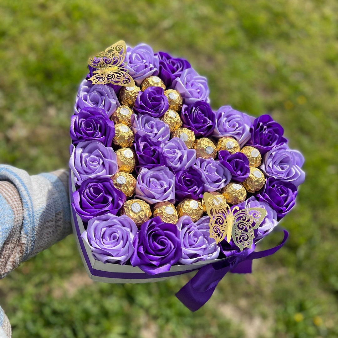 En esta ocasión te enseño cómo pinté los palitos de brocheta que uso p, Eternal Roses Bouquet