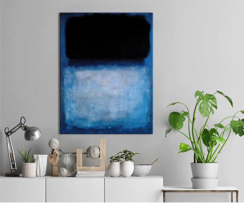 MARK ROTHKO Blue and Grey 1962 Blues Dark Paintings canvas Etsy MARK ROTHKO Blue and Grey 1962 Blues Dark Paintings canvas Etsy