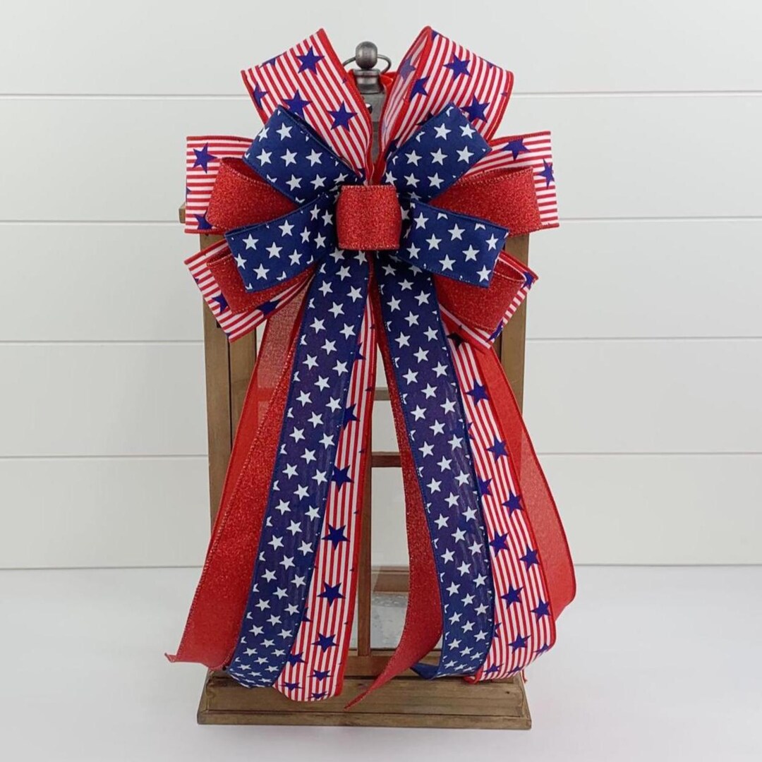 4th of july door bow